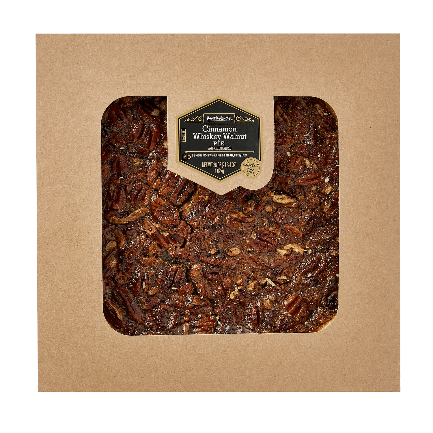 Marketside Cinnamon Whiskey Walnut Pie, 36 oz